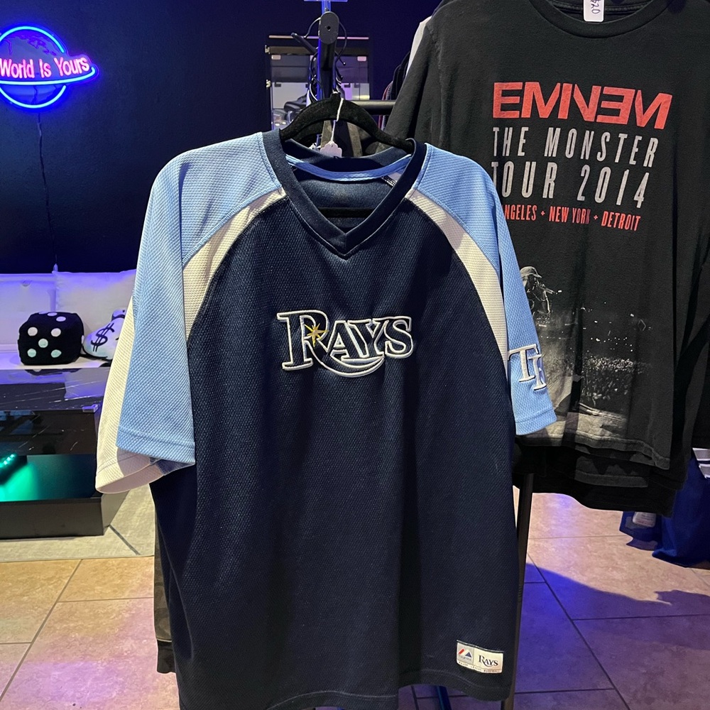 Tampa Bay Rays MLB baseball jersey by Majestic